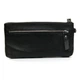 Женская кожаная косметичка Cosmetic bag A-00276-1 black - изображение 3