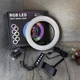 Кольцевая лампа с держателем для смартфона Soft Ring Light MJ 20 RGB для TikTok и Instagram, блогеров - изображение 3
