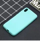Чехол Soft Touch для Xiaomi Redmi 7A силикон бампер мятно-голубой - изображение 4