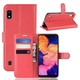 Чехол Luxury для Samsung Galaxy A10 2019 (A105) книжка красный - изображение 1