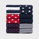 Набор женских носков хлопковых The Pair of Socks 12P-111-RWB/BX 35-37 12 пар Синий/Красный/Белый (4820234215683) - изображение 2