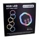 Кольцевая LED лампа RGB LC-318(FLOWER TYPE) 36 cm (Черный) - изображение 2