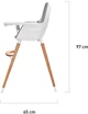 Стільчик для годування 2 в 1 Kinderkraft Fini Gray (KKKFINIGRY0000) (158388) - зображення 10