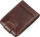 Кожаная кредитница Vintage 14509 Коричневый - изображение 7