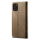 Чехол-книжка с кармашками UniCase Jeans Wallet для Samsung Galaxy A31 (A315) - Khaki - изображение 4