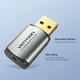 Внешняя звуковая карта USB 2 в 1 Vention CDLH0 стереофоническая 2.1 OMTP & CTIA - изображение 5
