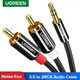 Аудіо кабель Ugreen Hi-Fi jack 3.5 mm - 2xRCA 1.5 метра - зображення 2