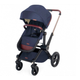 Дитяча Коляска 4в1 Shom Roberto Verino Elegance Midnight Black (Люлька + Прогулянка + Автокрісло + База) (від 0 до 3 років) Синій - зображення 4