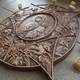 Икона "Неопалимая Купина", Atributlux, 30*25,3 см резная из дерева. - изображение 2