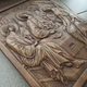 Икона "Святая Троица", Atributlux, 30*24,3 см резная из дерева - изображение 2