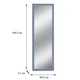Настенное зеркало Fenster NVD-03 Серое 164,5x60,5x3,7 - изображение 2