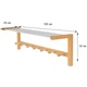 Вешалка настенная Fenster NVD-02 Бук 32x100x25 - изображение 4