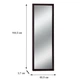 Настенное зеркало Fenster NVD-03 Венге 164,5x60,5x3,7 - изображение 3