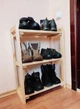 Полиця етажерка для взуття, з дерева на 3 полиці ECOdecor SN-720-20-3 - зображення 1