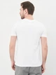 Футболка хлопковая длинная мужская Tommy Hilfiger 10574.2 S Белая - изображение 2