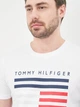 Футболка хлопковая длинная мужская Tommy Hilfiger 10574.2 S Белая - изображение 4