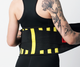 Пояс корсет для тренировок MedAtlantic BODY FITNESS S Черно-желтый (КПО-6М-(yS)) - изображение 4