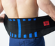 Пояс корсет для тренировок MedAtlantic BODY FITNESS S Черно-синий (КПО-6М-(cS)) - изображение 5