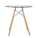 Стол обеденный Имз Eames 80 см стекло - изображение 1