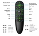 Пульт дистанційного керування Q6 Pro Air mouse USB 2.4G (гіроскоп + мікрофон + кольорове підсвічування клавіш) - изображение 6