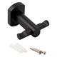 Гачок Qtap Liberty подвійний QTLIBBLM1154 Black - зображення 3