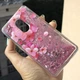 Чохол Glitter для Xiaomi Redmi Note 4 / Note 4 Pro (Mediatek) Бампер Рідкий блиск Sakura - зображення 2