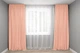 Шторы Декорин Диамант 150x250 см 2 шт Персиковые - изображение 1