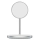 Бездротова зарядка Qi Baseus Swan Magnetic Desktop Bracket Wireless Charger (suit for Iphone 12) |15W| (WXSW-02) White - зображення 1