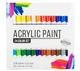 Набір акрилових фарб для малювання Yover AcryLic Paint 24 кольори в тубах по 12 мл. - зображення 1