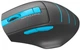 Безпровідна безшумна миша A4Tech FG30S Silent Black/Blue - изображение 3