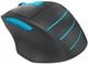 Безпровідна безшумна миша A4Tech FG30S Silent Black/Blue - изображение 6