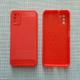 Чохол Lenuo Carbon Fiber для Poco M3 Red - зображення 2