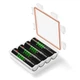 Бокс пластиковый для аккумуляторов герметичный Soshine SBC-18650x4WP, IP66, 4x18650/8x16340, прозрачный - изображение 3