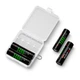 Бокс пластиковый для аккумуляторов Soshine SBC-017, 4x18650, прозрачный - изображение 2