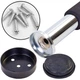 Турнік в дверний проріз розсувний Profi Gymbar My Gym 5767 83-130см Silver-Black - зображення 4