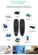 Аэромышь AIRMOUSE пульт дистанционного управления G10 с гироскопом Черный(5565lmn/yop) - изображение 7
