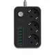 Сетевой удлинитель SE3631 3 розетки 6 USB 1.6 м (D-2019090821) - изображение 1