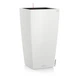 Умный горшок Lechuza Cubico Color 40 квадратный 31л 39,5 x 75,5 см Белый - изображение 1