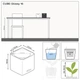 Умное кашпо Lechuza Cube Glossy Premium 16 квадратный 17 x 17 x 16 см Красный - изображение 2