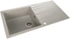 Кухонная мойка гранит GRANADO Mora gris GR2608 + сифон одинарный для кухонной мойки Nova - изображение 2
