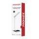 Настільна лампа Promate AuraLight-1 10W 500lm White з бездротовою зарядкою та USB (auralight-1.white) - зображення 9