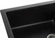Кухонная мойка гранит GRANADO Mora black GR2601 + сифон одинарный для кухонной мойки Nova - изображение 4