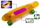 Скейт Penny "Fish Skateboard Original" Orange. Музыкальная и светящаяся дека! - изображение 1