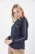 Кофта женская MissFashion 7007 с карманом на груди (Синий 50) - изображение 1