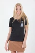 Футболка MissFashion 6065 з принтом (Чорний 48) - зображення 1