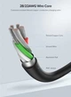 Кабель синхронизации Ugreen US287 USB - Type-C Cable 1 м Black (UGR-60116) - изображение 7