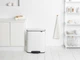 Бак для мусора Brabantia с педалью BO PEDAL BIN 60 л Белый (211300) - изображение 8