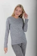 Кофта женская MissFashion 7028 с принтом (Серый 44) - изображение 1