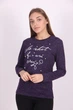 Кофта MissFashion 3006 з принтом (Фіолетовий 44) - зображення 1
