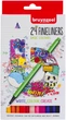Набір лінерів Bruynzeel Fineliners 24 кольори (8712079454159) - зображення 1